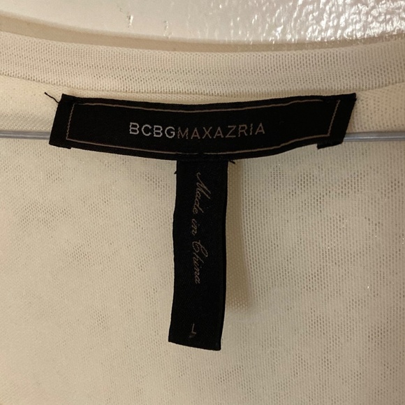 BCBGMAXAZRIA Ivory Sequin Cocktail Dress - Picture 8 of 8